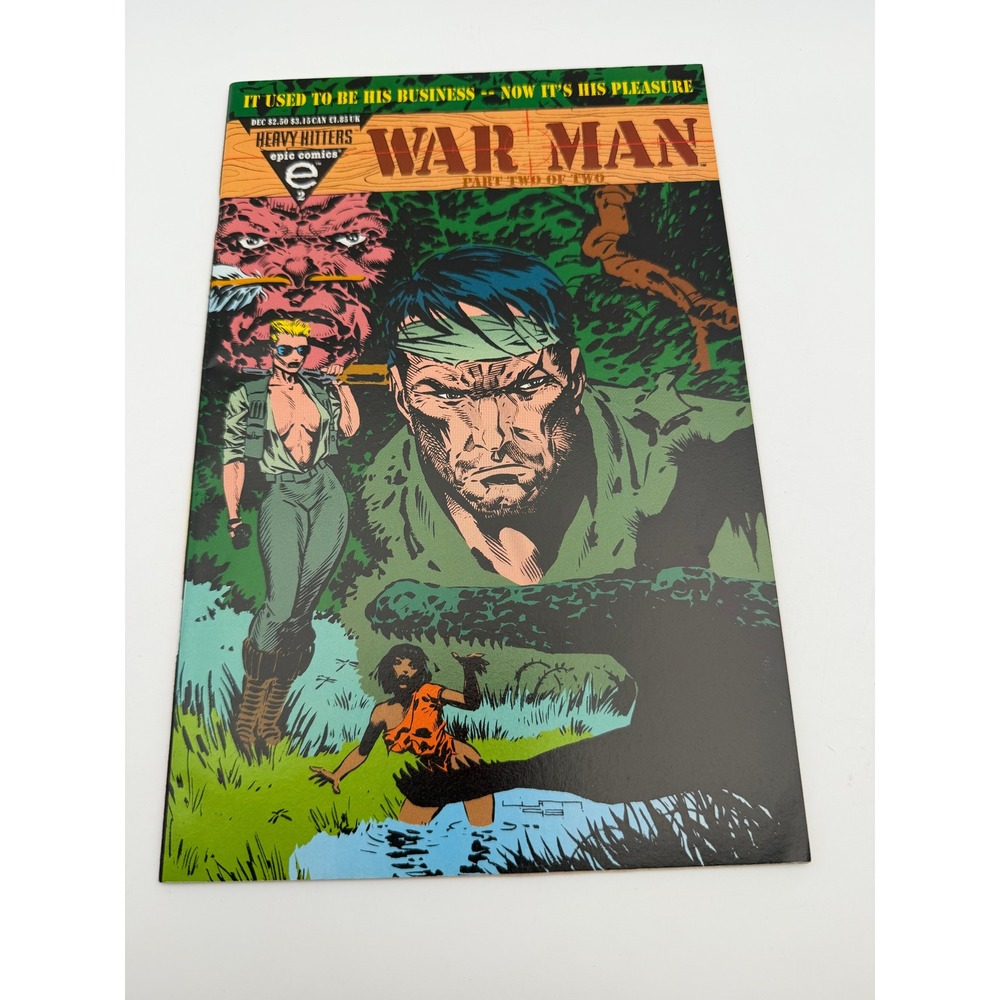 War Man 2 Epic Comics Heavy Hitters Chuck Dixon Juan Zanotto Dec 1993